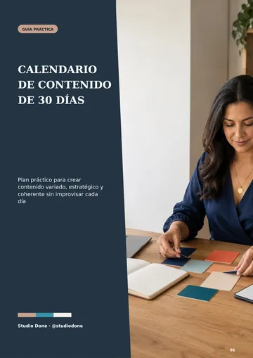 Bono: Calendario de Contenido de 30 Días